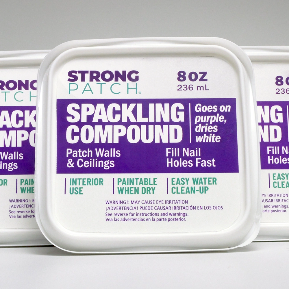 Strong Patch Spackling Compound Package Design